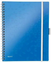 Leitz 46450036 Spirálfüzet wow active a/4 80 lapos kockás kék kép