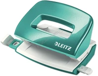 Leitz 50601051 Lyukasztó 10lap fém testű mini  nexxt wow jégkék kép