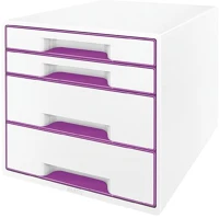 Leitz 52132062 Irattároló, műanyag, 4 fiókos,  