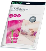 Leitz 74820000 Meleglamináló-fólia, 125 mikron, a4, fényes, udt technológiával,  