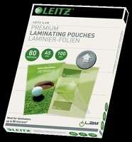 Leitz A5, 100DB/CS Standard meleglamináló-fólia udt, a5, 80 mikron a5, 100db/cs kép