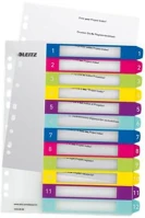 Leitz COR_E12440000 Regiszter, műanyag, a4 maxi, 1-12,  