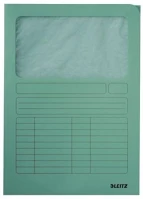 Leitz COR_E39500350 Mappa, ablakos, karton, a4, világoszöld kép