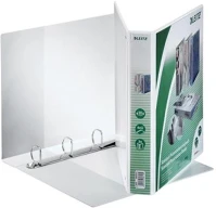 Leitz COR_E42850001 Gyűrűs könyv, panorámás, 4 gyűrű, d alakú, 51 mm, a4 maxi, pp, fehér kép