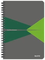 Leitz COR_E44590055 spirálfüzet, a5, vonalas, 90 lap, laminált karton borító, leitz 