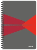 Leitz COR_E44980025 Spirálfüzet, a5, kockás, 90 lap, pp borító,  