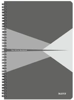 Leitz COR_E46480085 spirálfüzet, a4, vonalas, 90 lap, laminált karton borító, leitz 