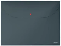 Leitz COR_E47090089 Irattartó tasak, 2 zsebes, a4, pp, pantentos,  