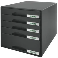 Leitz COR_E52110095 Irattároló, műanyag, 5 fiókos,  