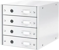 Leitz COR_E60490001 Irattároló, laminált karton,  4 fiókos,  