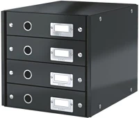 Leitz COR_E60490095 Irattároló, laminált karton, 4 fiókos,  