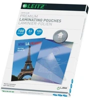 Leitz COR_E74800000 Meleglamináló fólia, 100 mikron, a4, fényes, udt technológiával,  