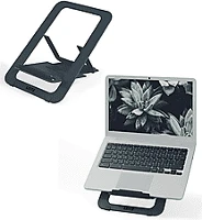 Leitz 63460089 ergo alumínium összehajtható laptopállvány, állítható magasság, sötétszürke () kép