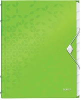 Leitz 46340054 Előrendező  wow a/4 12 részes zöld kép
