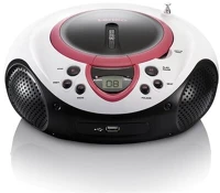 Lenco SCD-38 PINK Cd-s rádiómagnó, mp3 usb kép