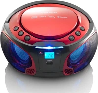Lenco SCD-550RD Cd-s rádiómagnó, bluetooth, mp3, usb kép
