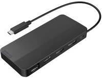 Lenovo 40B90100EU Dual display travel dock 7-port 65w usb-c dokkoló fekete kép