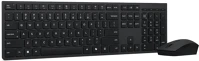 Lenovo 4X31R64332 Professional wireless rechargeable combo keyboard and mouse black hu kép