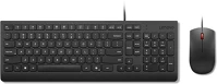 Lenovo 4X31R64438 Essential usb cseppálló angol membrán billentyűzet + egér fekete kép