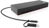 Lenovo 40AF0135EU Lenovo thinkpad dock - 135w hybrid usb-c with usb-a kép