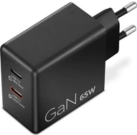 Lenovo G0A6065BEU Dual usb-c gan 65w univerzális hálózati töltő adapter fekete kép