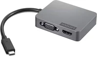 Lenovo GX91A34575 Travel hub gen2 4-port 15w usb-c dokkoló (storm gray) szürke kép