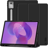 Lenovo SP114575 tab pro 12.7 (tb-373) oldalra nyíló, kitámasztható mappa tok, fekete kép
