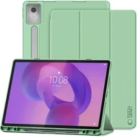 Lenovo SP114576 tab pro 12.7 (tb-373) oldalra nyíló, kitámasztható mappa tok, zöld kép