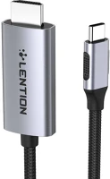 Lention CB-CU707H-3MSC-GRY Usb-c to 4k60hz hdmi cable, 3m (gray) kép