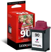 Lexmark 12A1990 (ph) no.90 fotó színes eredeti tintapatron kép
