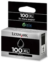 Lexmark 14N1068 14n1068 (bk) no.100xl fekete eredeti tintapatron kép