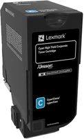 Lexmark 74C2HCE Toner   cyan | 12 000 pgs | cs725de / cs725dte kép
