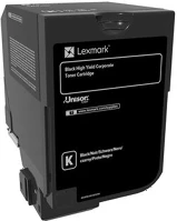 Lexmark 74C2HKE Toner fekete kép