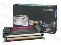 Lexmark C734A1MG Lexmark C734A1MG magenta toner kép