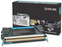 Lexmark C748H1CG C748 high return toner cyan 10k (eredeti) kép