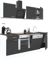 Leziter H40L220FHAN-SUT Yorki 220 konyhabútor alsó sütős kivitelben kép