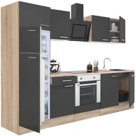 Leziter H40L270STAN-SUT-FF Yorki 270 konyhabútor alsó sütős, felülfagyasztós hűtős kivitelben kép
