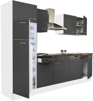 Leziter H40L280FHAN-FF Yorki 280 konyhabútor felülfagyasztós hűtős kivitelben kép