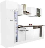 Leziter H40L280FHFH-FF Yorki 280 konyhabútor felülfagyasztós hűtős kivitelben kép
