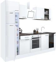 Leziter H40L280FHFH-SUT-FF Yorki 280 konyhabútor alsó sütős, felülfagyasztós hűtős kivitelben kép