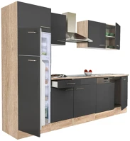 Leziter H40L280STAN-FF Yorki 280 konyhabútor felülfagyasztós hűtős kivitelben kép