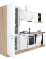 Leziter H40L280STFH-SUT-AF Yorki 280 konyhabútor alsó sütős, alulfagyasztós hűtős kivitelben kép