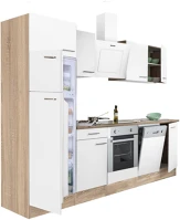 Leziter H40L280STFH-SUT-FF Yorki 280 konyhabútor alsó sütős, felülfagyasztós hűtős kivitelben kép