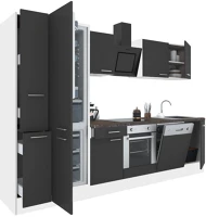 Leziter H40L310FHAN-SUT-AF Yorki 310 konyhabútor alsó sütős, alulfagyasztós hűtős kivitelben kép