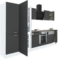 Leziter H40L340FHAN-SUT-PSZ-AF Yorki 340 konyhabútor alsó sütős, alulfagyasztós hűtős kivitelben kép