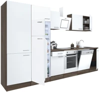 Leziter H40L340YFH-SUT-PSZ-FF Yorki 340 konyhabútor alsó sütős, felülfagyasztós hűtős kivitelben kép
