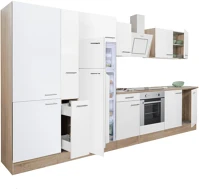 Leziter H40L360STFH-SUT-PSZ-FF Yorki 360 konyhabútor alsó sütős, felülfagyasztós hűtős kivitelben kép