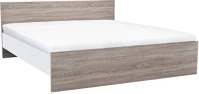 Leziter H40LMFA180YTF Miami franciaágy ágyneműtartó nélkül 180x200 cm yorki tölgy-fehér kép