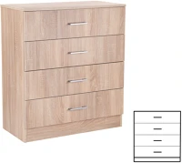 Leziter H40LMK4FSTST Miami komód 4 fiókos 80x92 cm sonoma tölgy-sonoma tölgy kép