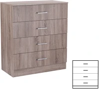 Leziter H40LMK4FYTYT Miami komód 4 fiókos 80x92 cm yorki tölgy-yorki tölgy kép